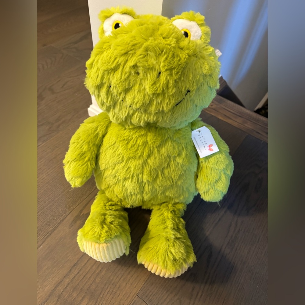 Papyrus large frog plush toy 18” new with tags retail $99
